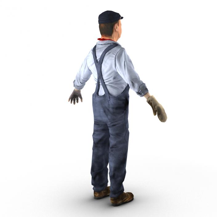 Locomotive Engineer 3D model