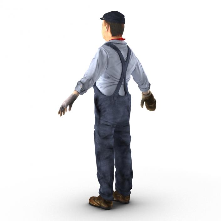 Locomotive Engineer 3D model