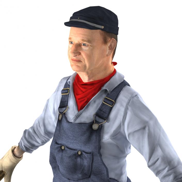 Locomotive Engineer 3D model