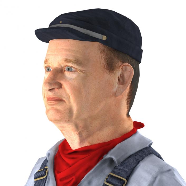 Locomotive Engineer 3D model