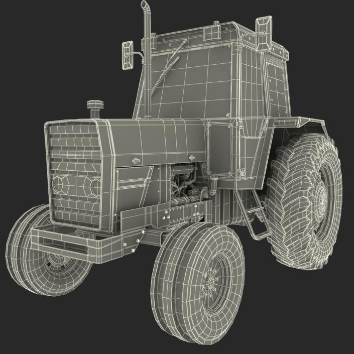 3D model Vintage Tractor Ferguson 698 Rigged