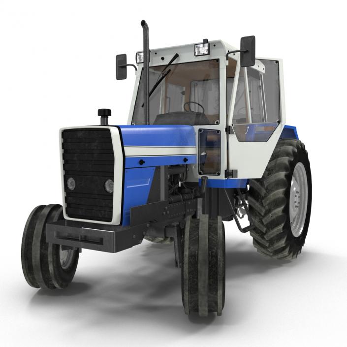 3D model Vintage Tractor Generic Rigged