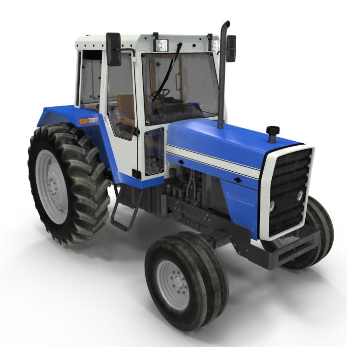 3D model Vintage Tractor Generic Rigged