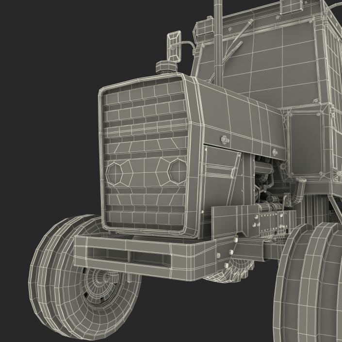 3D model Vintage Tractor Generic Rigged