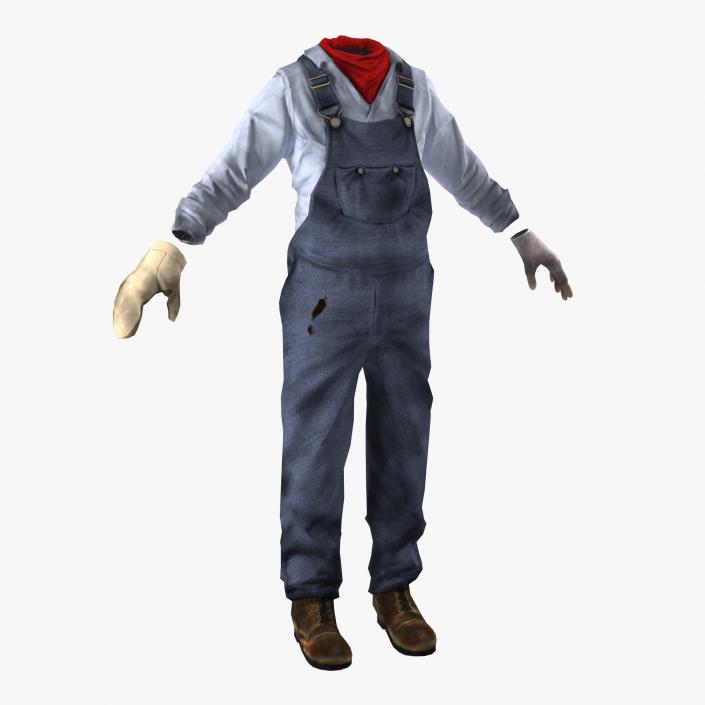 Worker Clothes 3D model