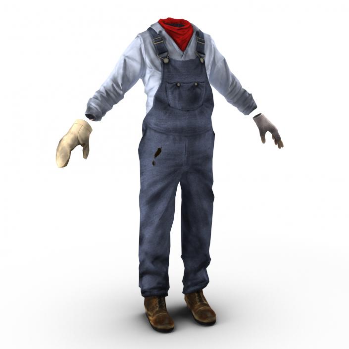 Worker Clothes 3D model