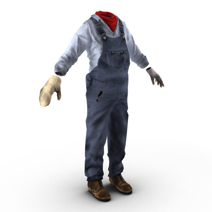 Worker Clothes 3D model