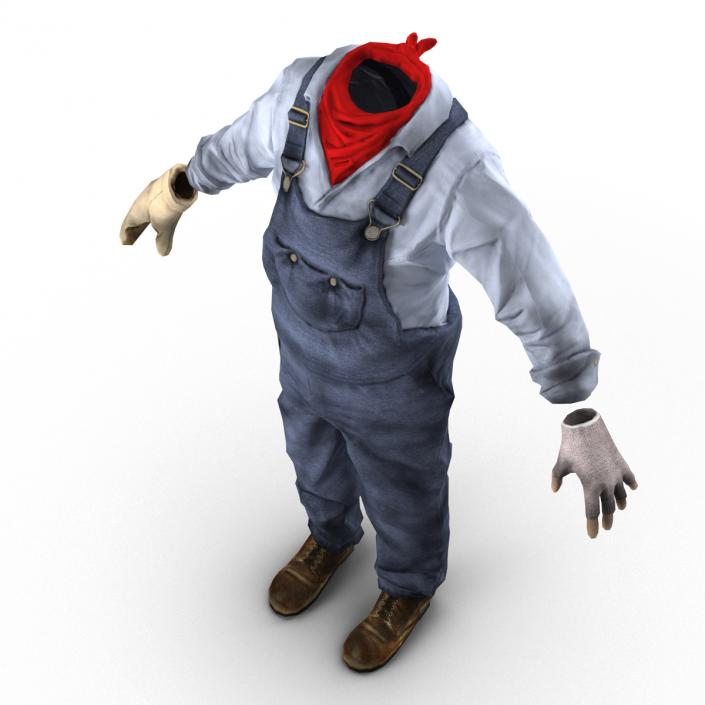 Worker Clothes 3D model