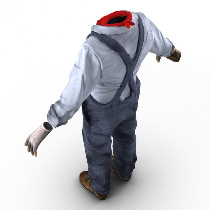 Worker Clothes 3D model