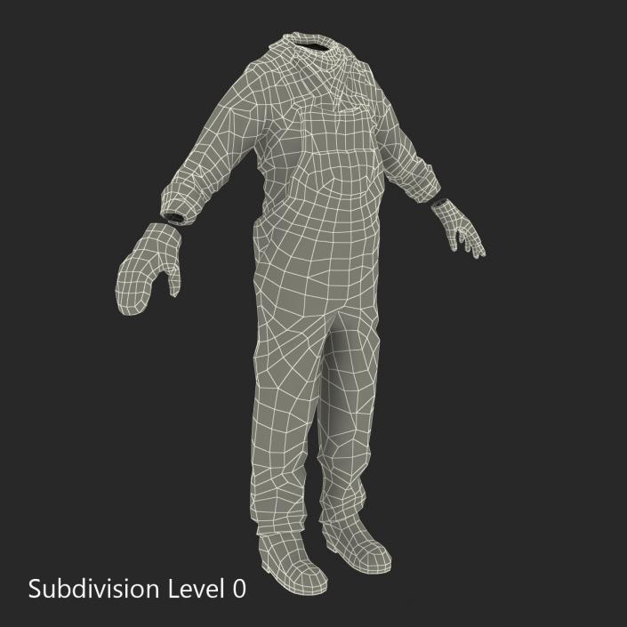 Worker Clothes 3D model