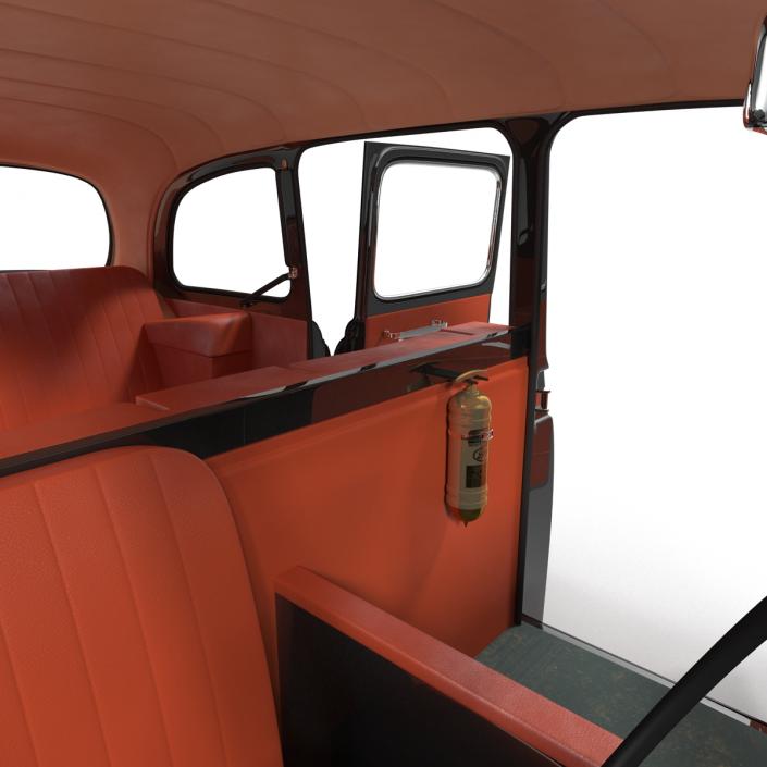 3D London Cab FX4 Rigged