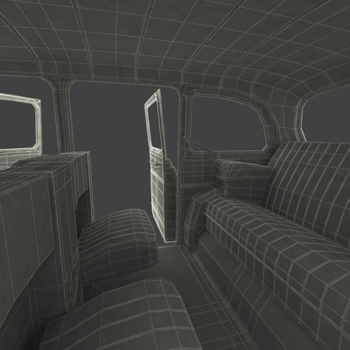 3D London Cab FX4 Rigged