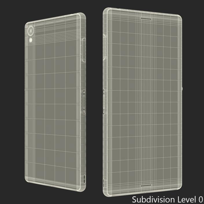 3D model Sony Xperia Z3 Black