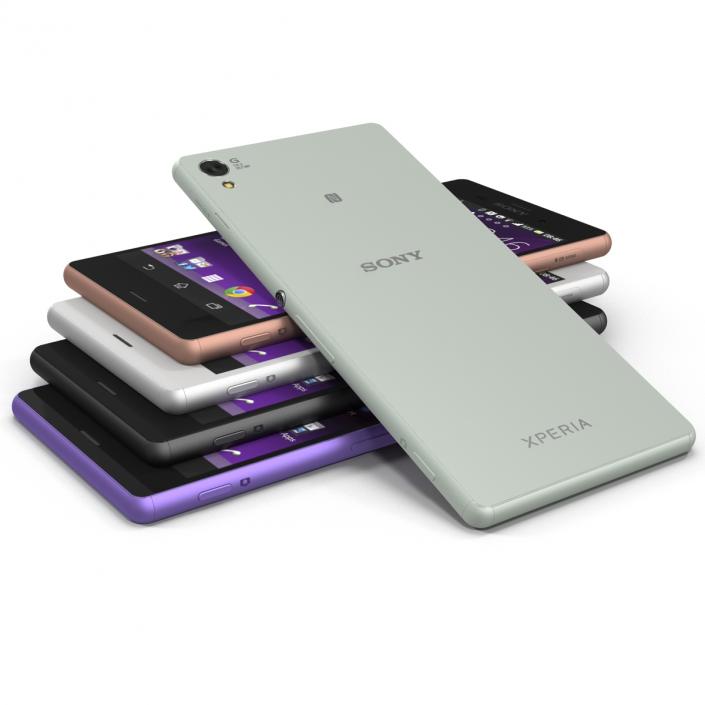 3D Sony Xperia Z3 Set model