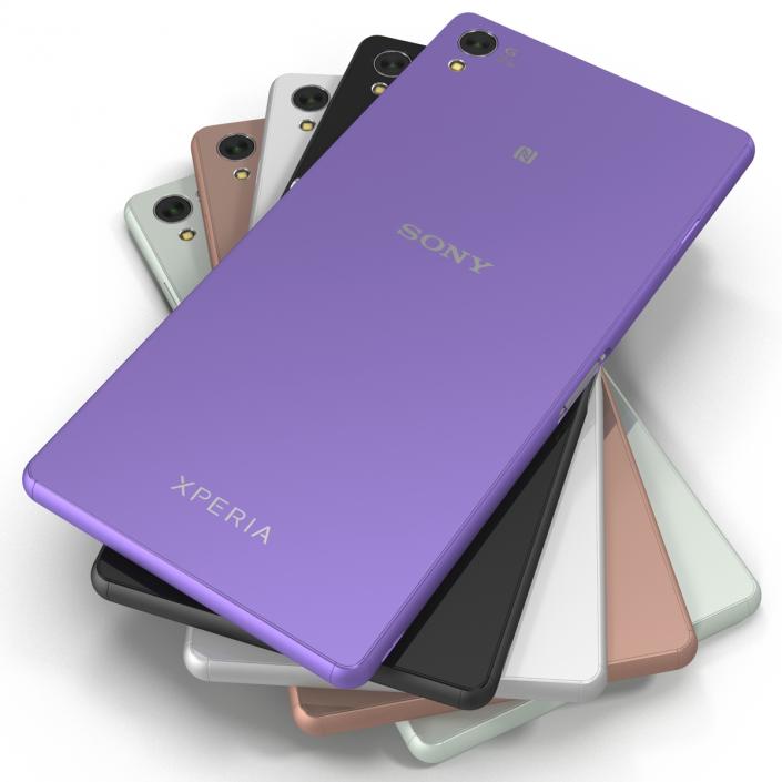 3D Sony Xperia Z3 Set model