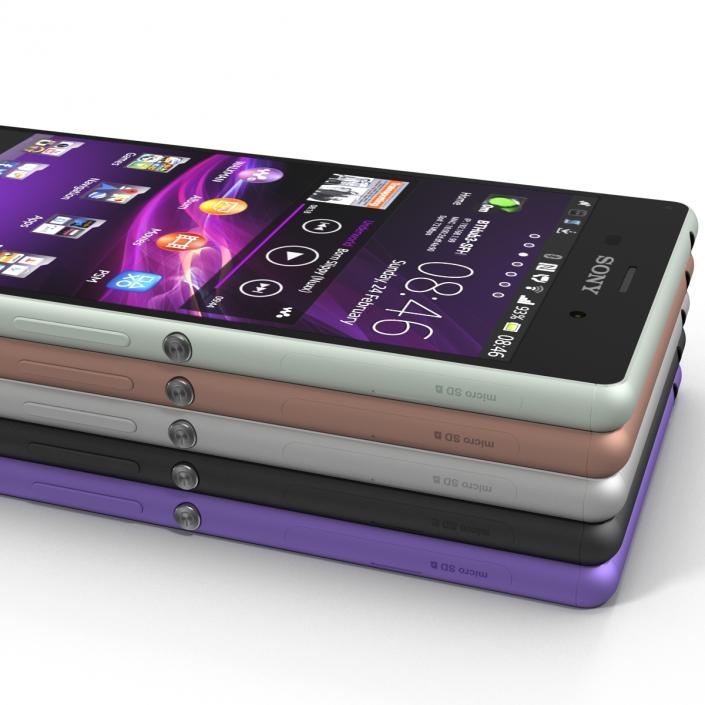 3D Sony Xperia Z3 Set model