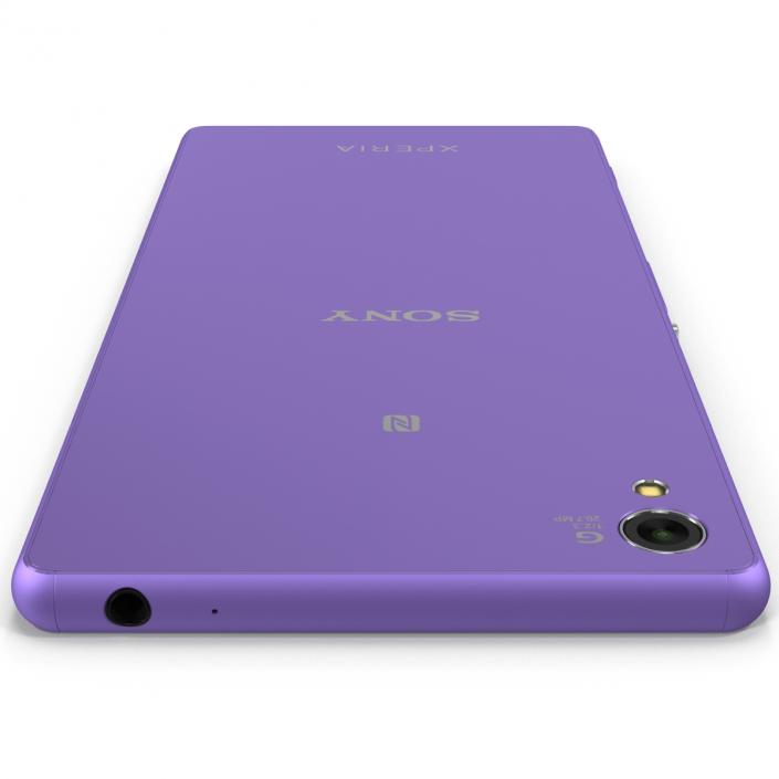 3D Sony Xperia Z3 Violet