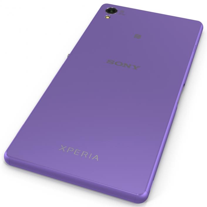 3D Sony Xperia Z3 Violet