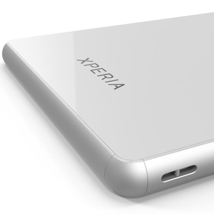 3D model Sony Xperia Z3 White