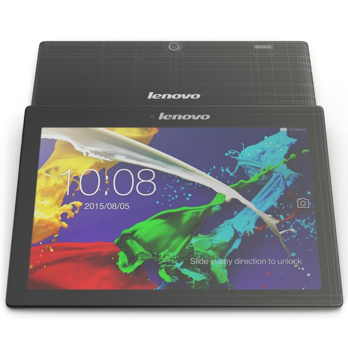 Tablet Lenovo Tab 2 A10 Black 3D model