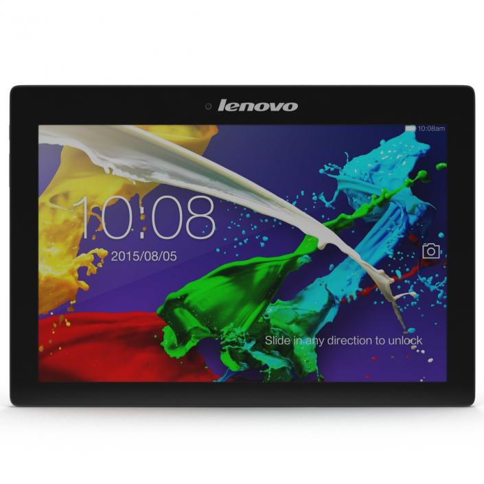 Tablet Lenovo Tab 2 A10 Black 3D model