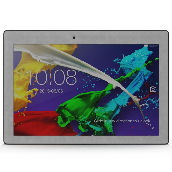 Tablet Lenovo Tab 2 A10 White 3D model