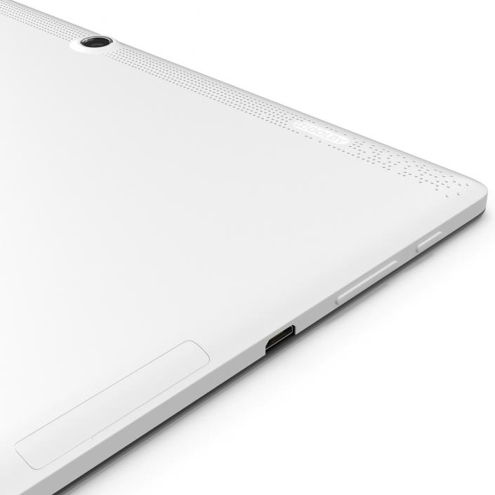 Tablet Lenovo Tab 2 A10 White 3D model