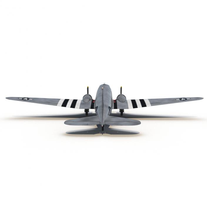 3D model Douglas DC-3 US Air Force