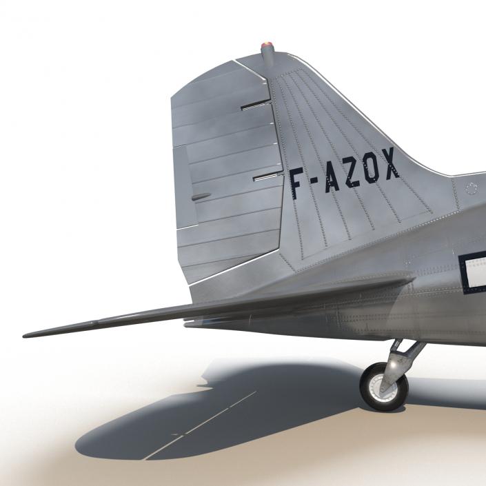 3D model Douglas DC-3 US Air Force