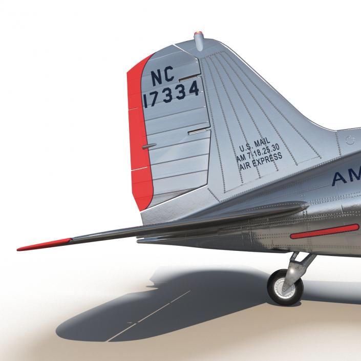 3D model Douglas DC-3 American Airlines