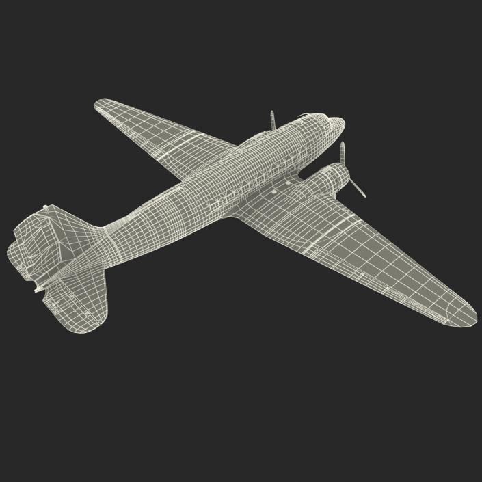 3D model Douglas DC-3 US Air Force