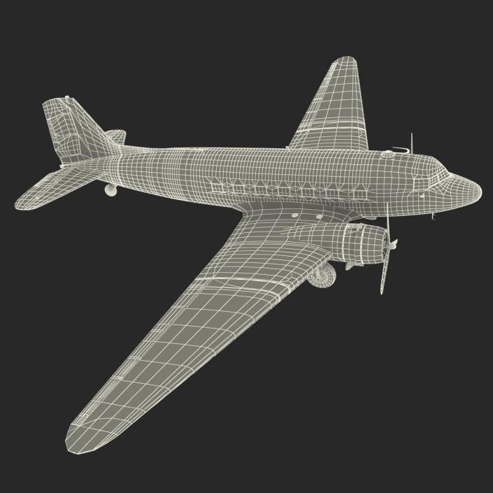 Douglas DC-3 3D