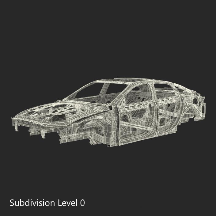 3D Car Frame 6