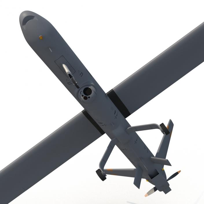 Elbit Hermes 450 Israel UAV Rigged 3D model