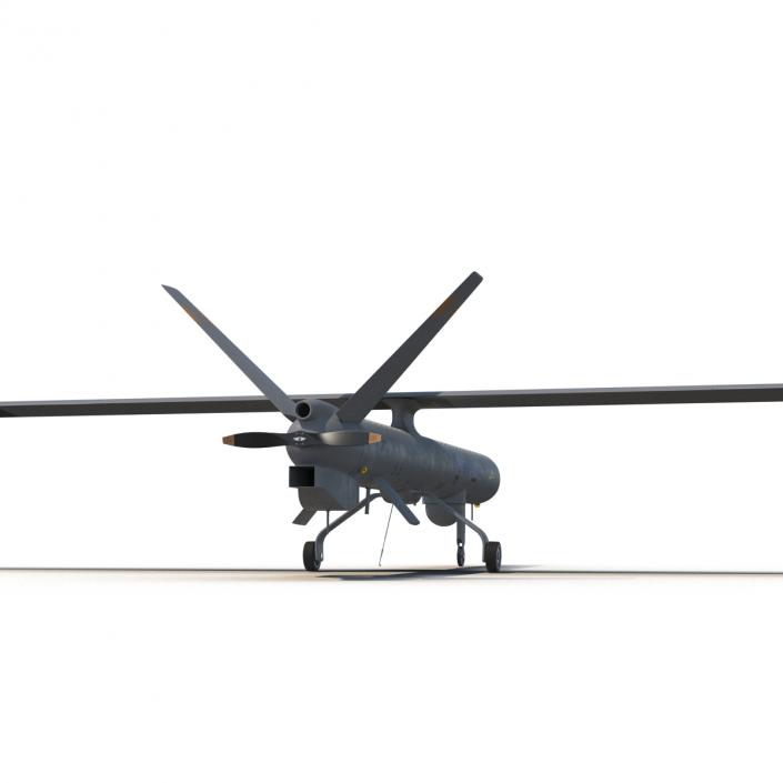 Elbit Hermes 450 Israel UAV 3D