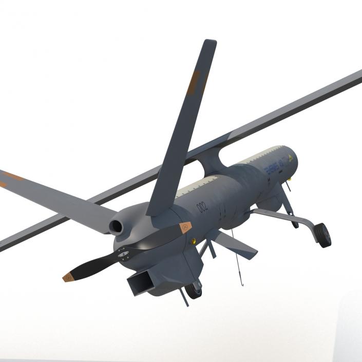 Elbit Hermes 450 Israel UAV 3D