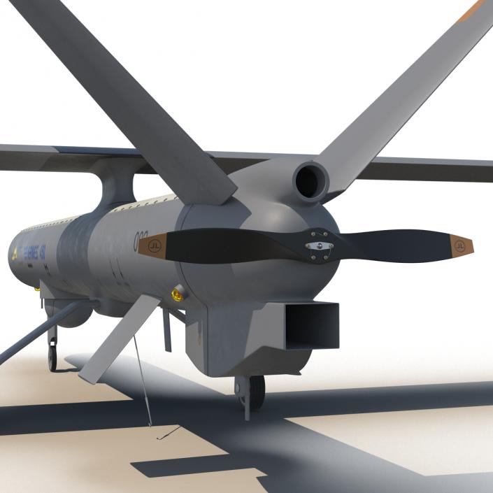 Elbit Hermes 450 Israel UAV 3D