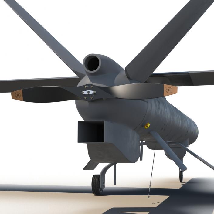 Elbit Hermes 450 Israel UAV 3D