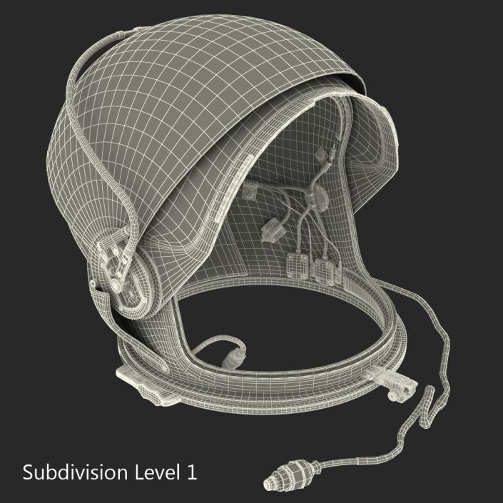 US Advanced Crew Escape Helmet Rigged 3D