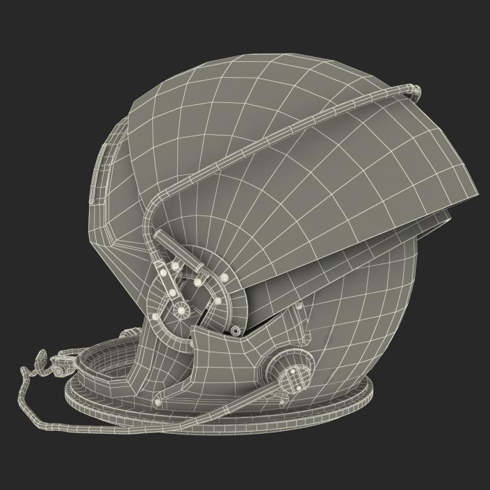 US Advanced Crew Escape Helmet Rigged 3D