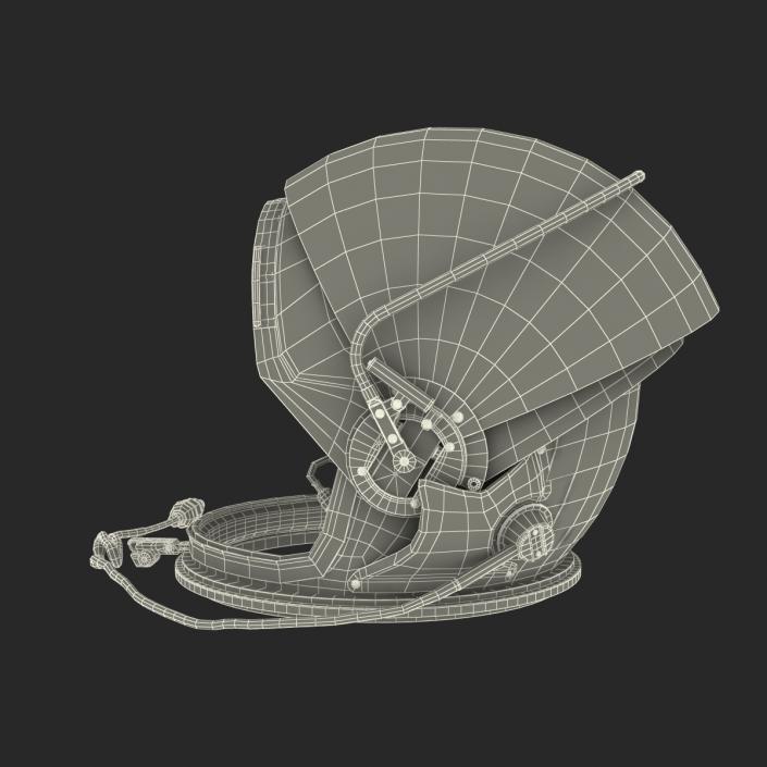 US Advanced Crew Escape Helmet Rigged 3D