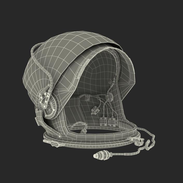 US Advanced Crew Escape Helmet Rigged 3D