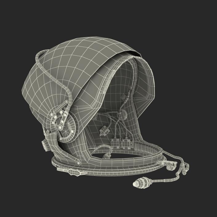 US Advanced Crew Escape Helmet Rigged 3D