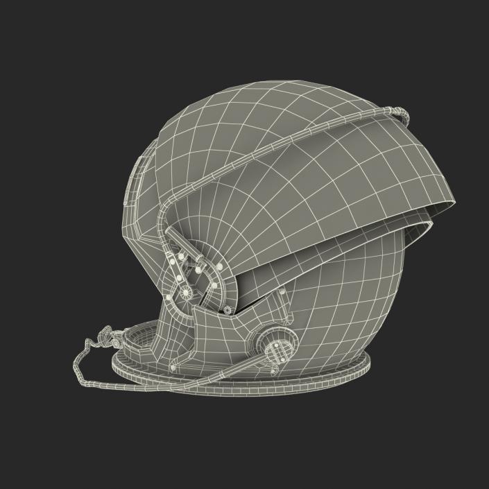 US Advanced Crew Escape Helmet Rigged 3D