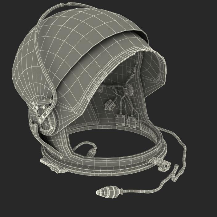 US Advanced Crew Escape Helmet Rigged 3D