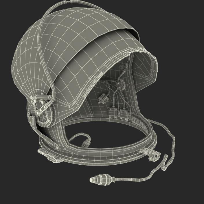 US Advanced Crew Escape Helmet Rigged 3D