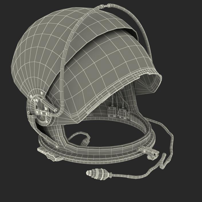 US Advanced Crew Escape Helmet Rigged 3D