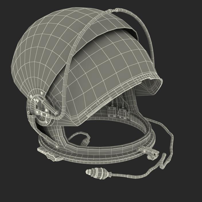 US Advanced Crew Escape Helmet Rigged 3D