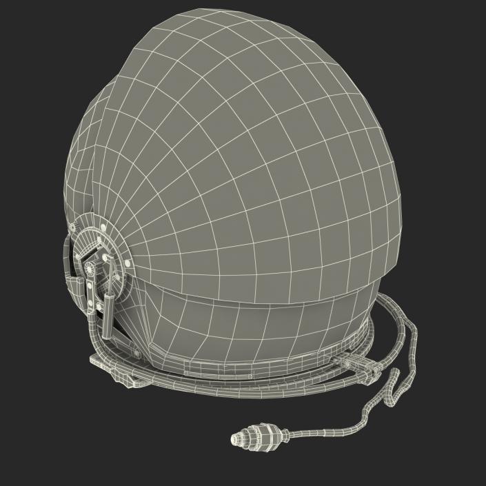 US Advanced Crew Escape Helmet Rigged 3D