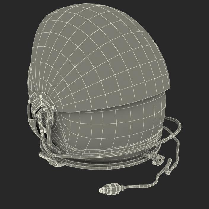 US Advanced Crew Escape Helmet Rigged 3D